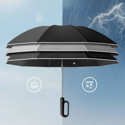 SafeLux™ Ring Buckle Safety Umbrella 